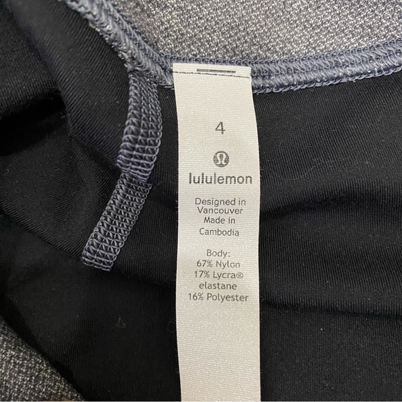 LULULEMON Athletica Align Pant II 25” Mini Heathered Herringbone Black/White - Picture 12 of 14